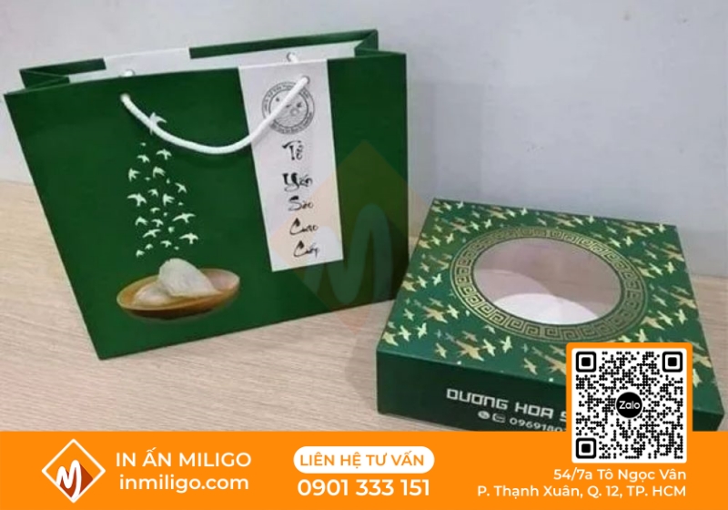 túi giấy đựng yến sào