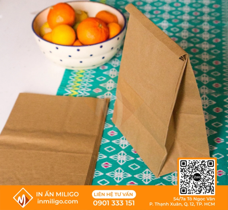 túi giấy nắp gập
