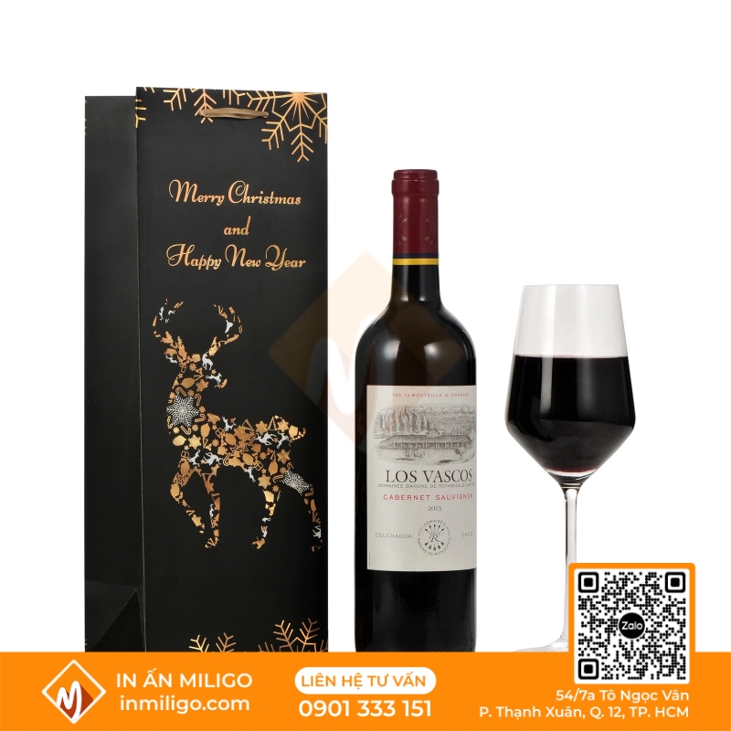 túi giấy noel