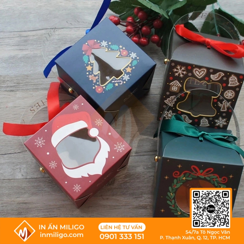túi giấy noel
