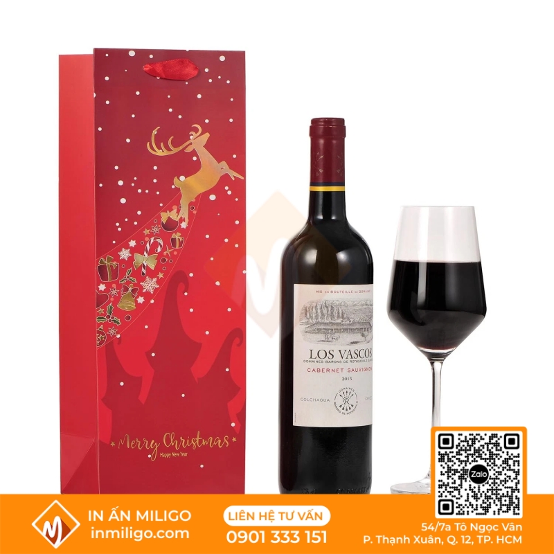 túi giấy noel