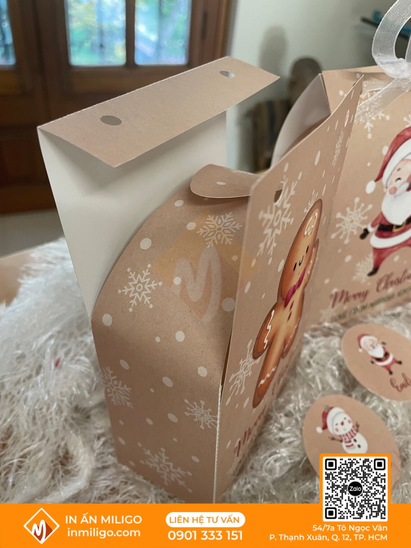 túi giấy noel