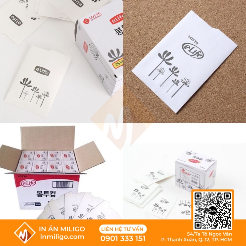 túi giấy uống nước