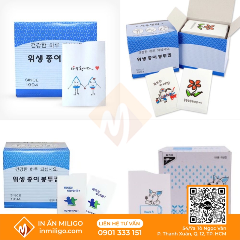 túi giấy uống nước