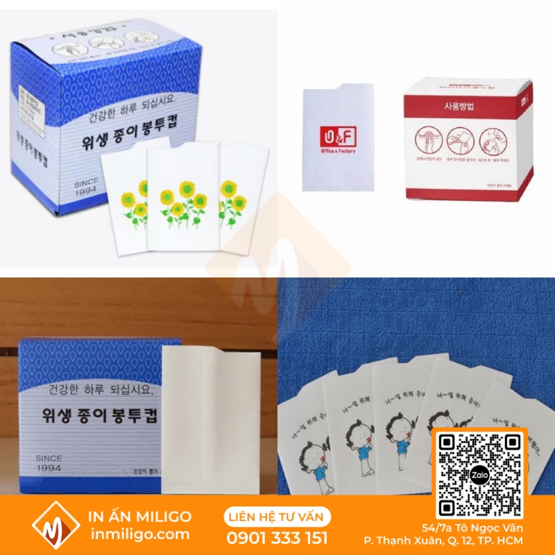 túi giấy uống nước