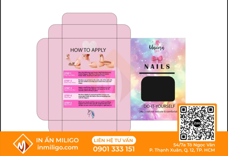 in vỏ hộp mỹ phẩm