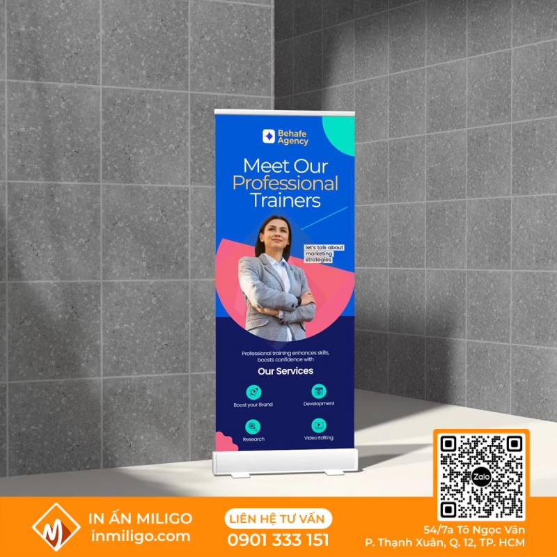 in standee lấy liền