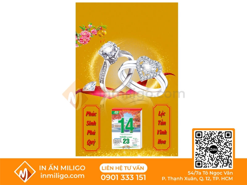 lịch gỗ laminate