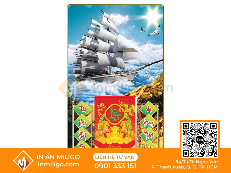 lịch gỗ laminate