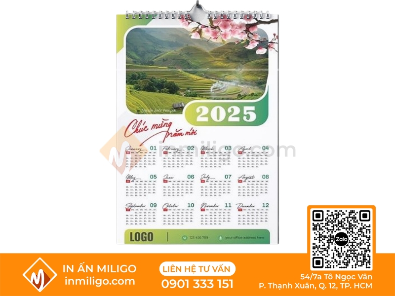 In lịch tết tại bình dương