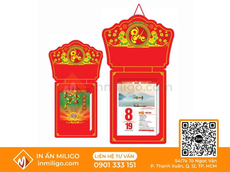 In lịch tết tại bình dương