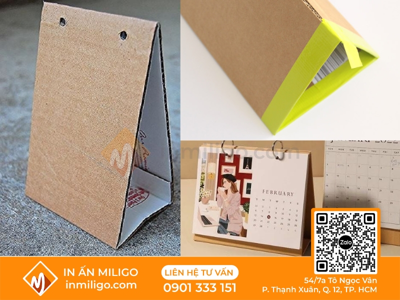 làm lịch để bàn