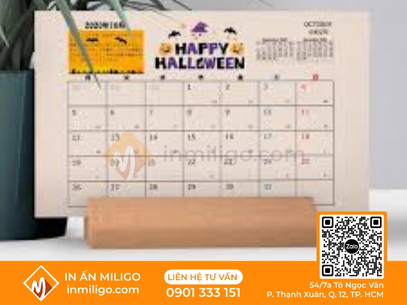 làm lịch để bàn