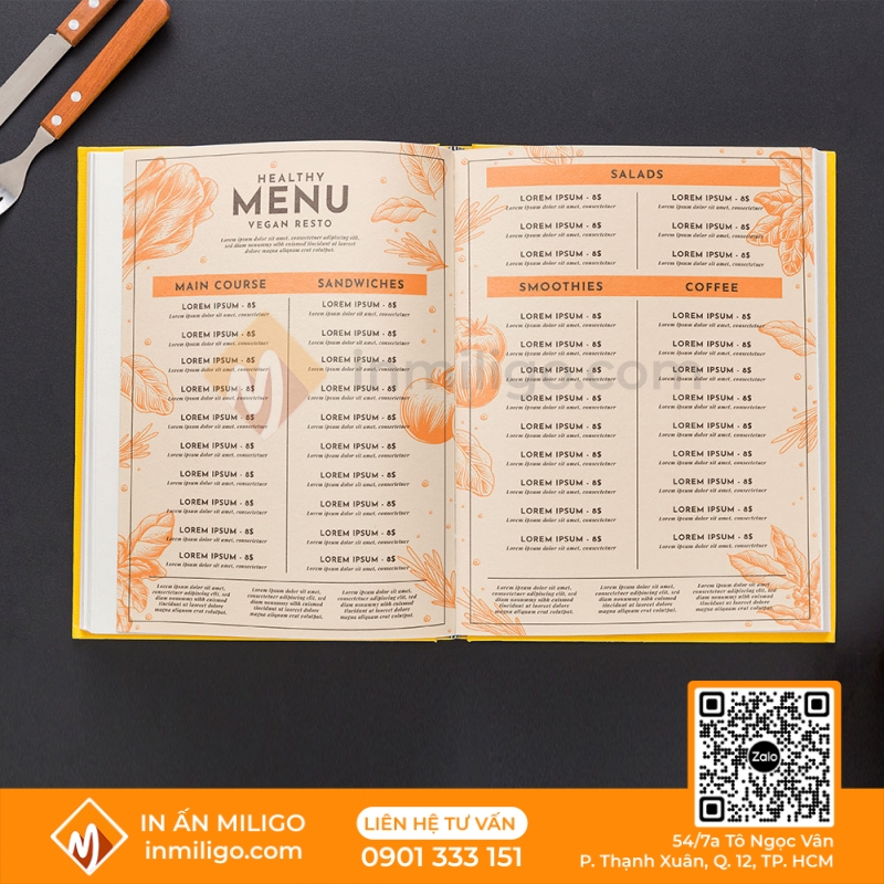 cuốn menu