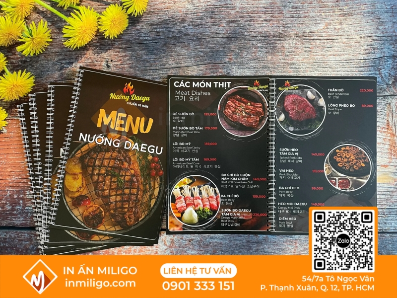cuốn menu