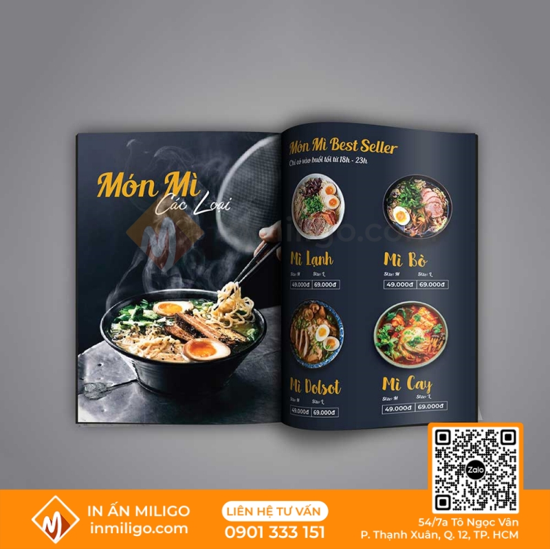 cuốn menu