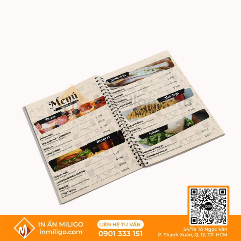 cuốn menu
