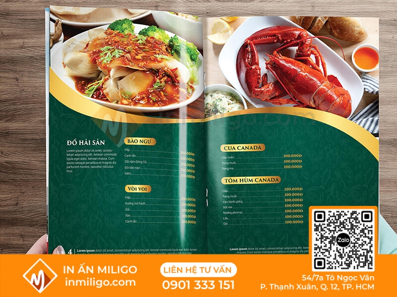 cuốn menu