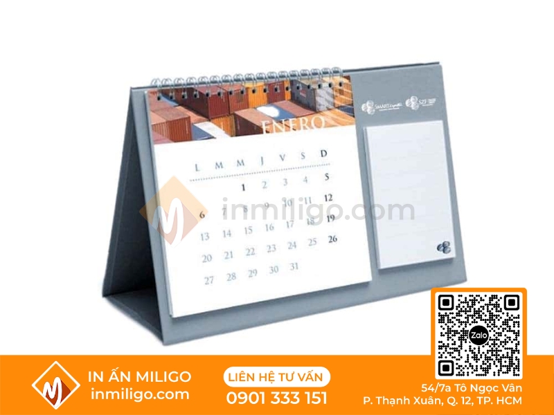 in lịch để bàn