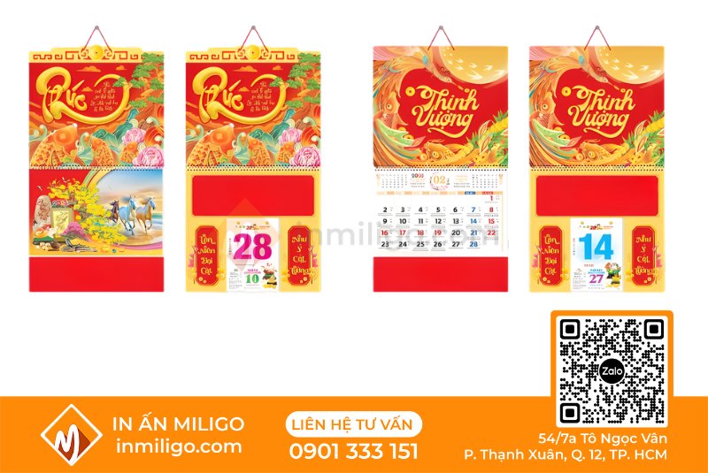 in lịch tết