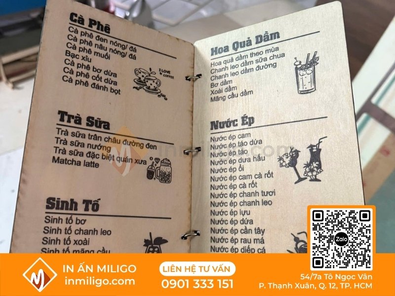 in menu gỗ
