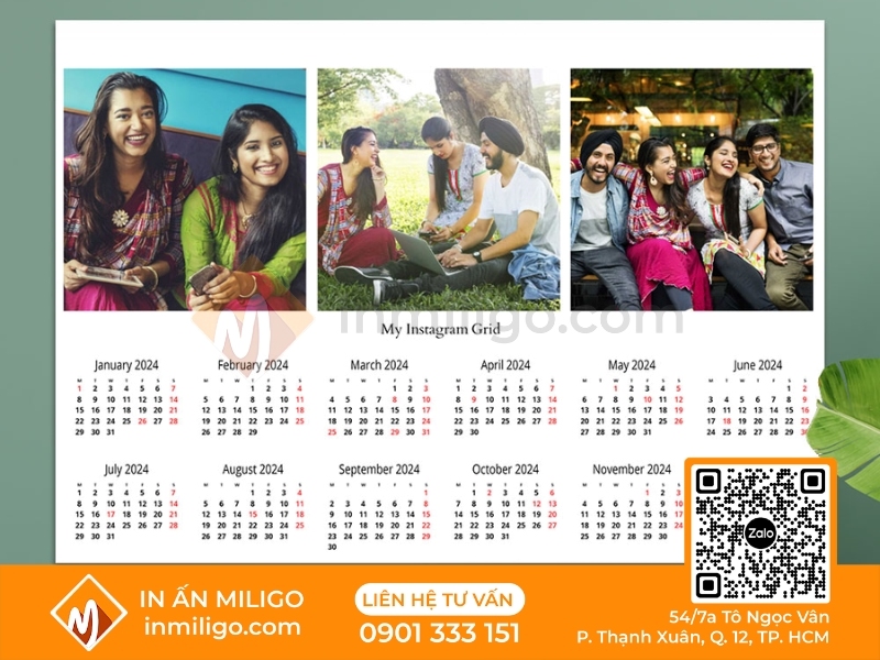 lịch in ảnh