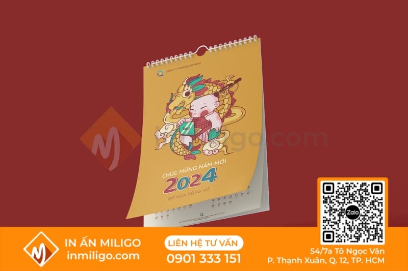 thiết kế lịch treo tường