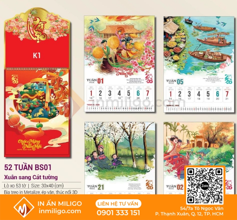 lịch 52 tuần
