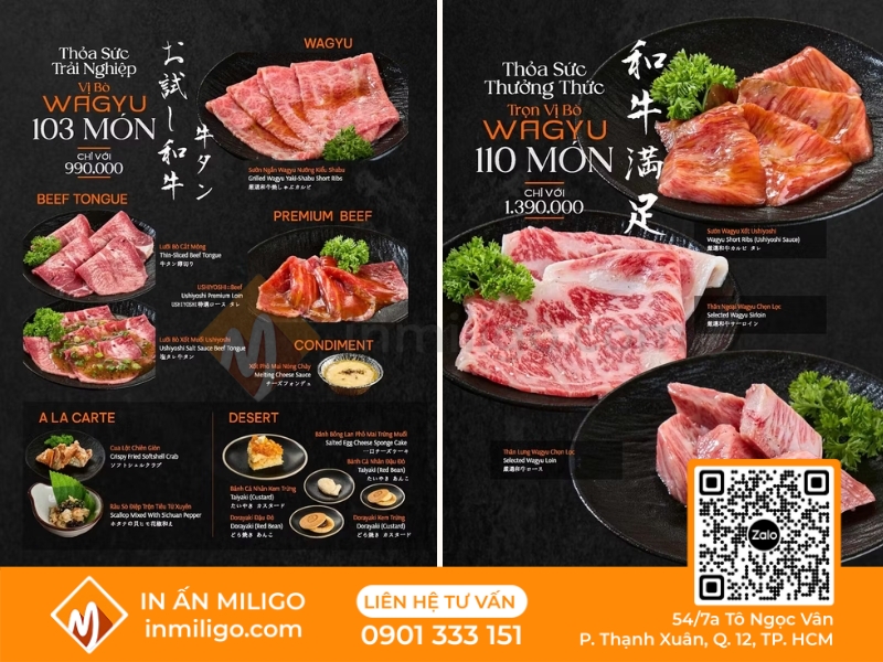 Menu bbq