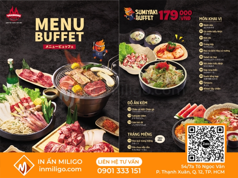 Menu bbq