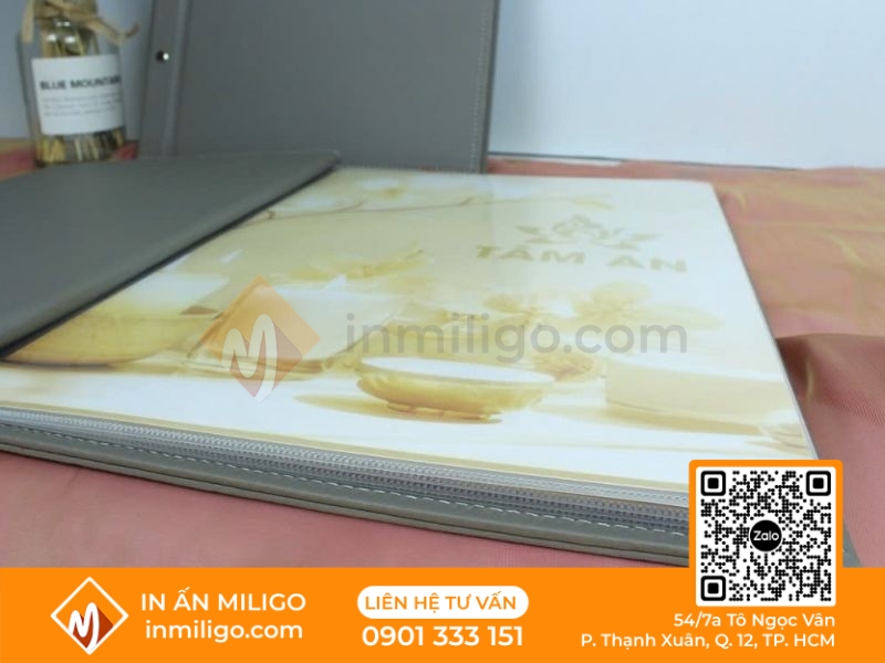 Menu bìa kiếng