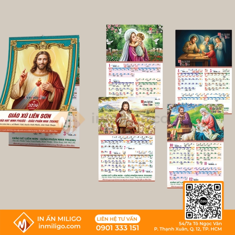 in lịch công giáo