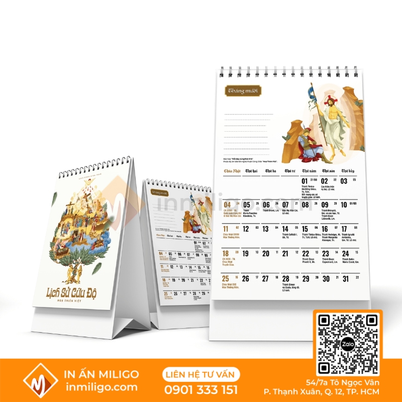 in lịch công giáo