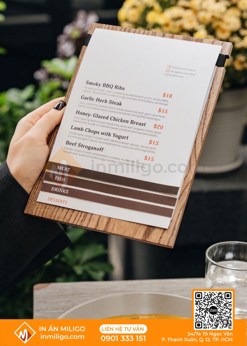 Menu độc lạ