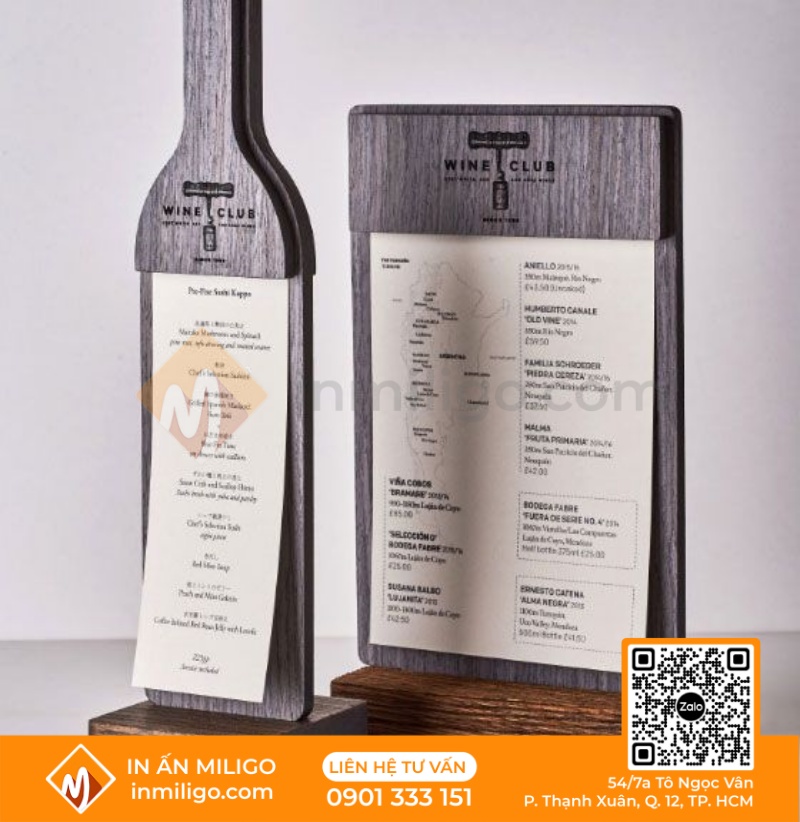Menu độc lạ