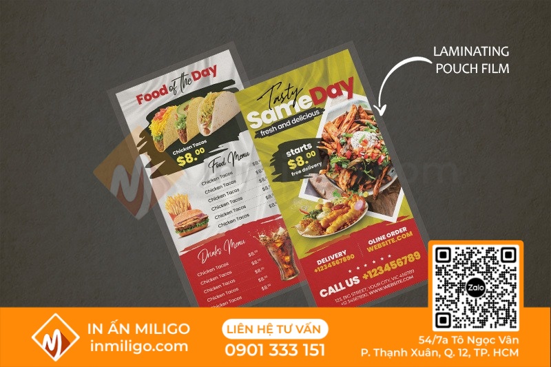 Menu ép plastic