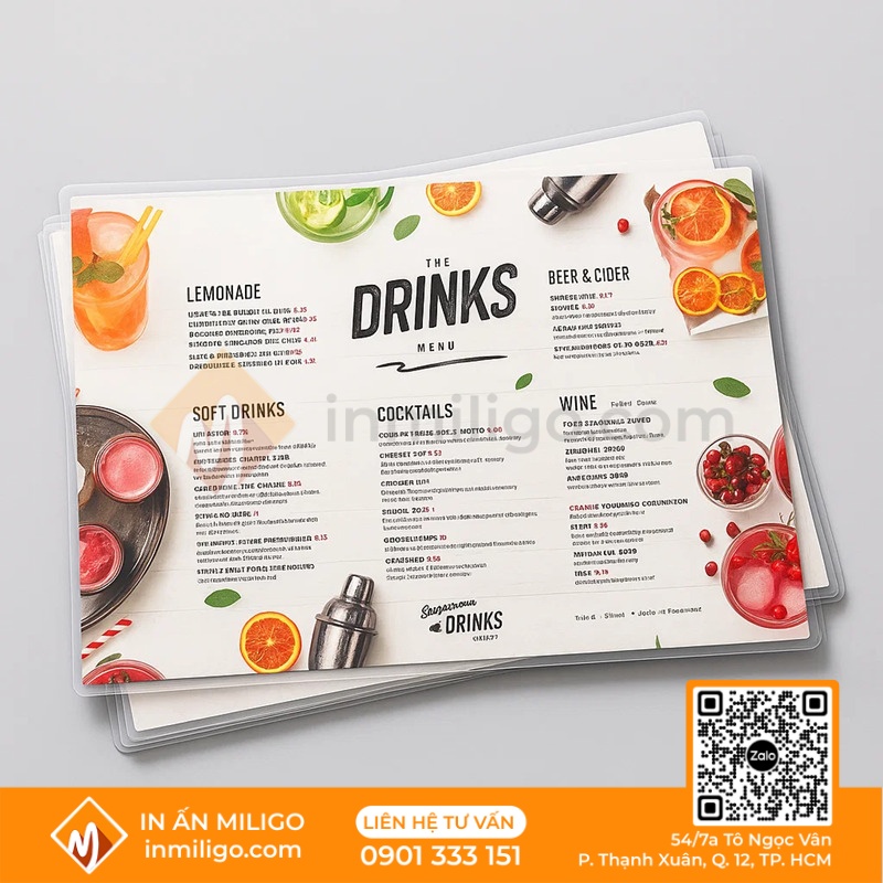 Menu ép plastic
