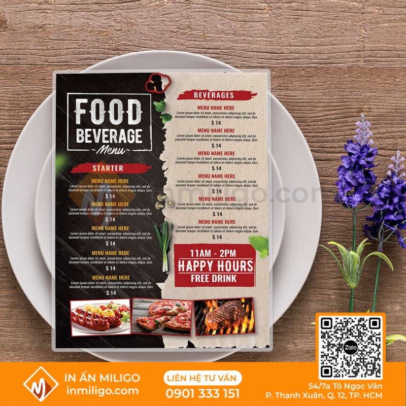 Menu ép plastic