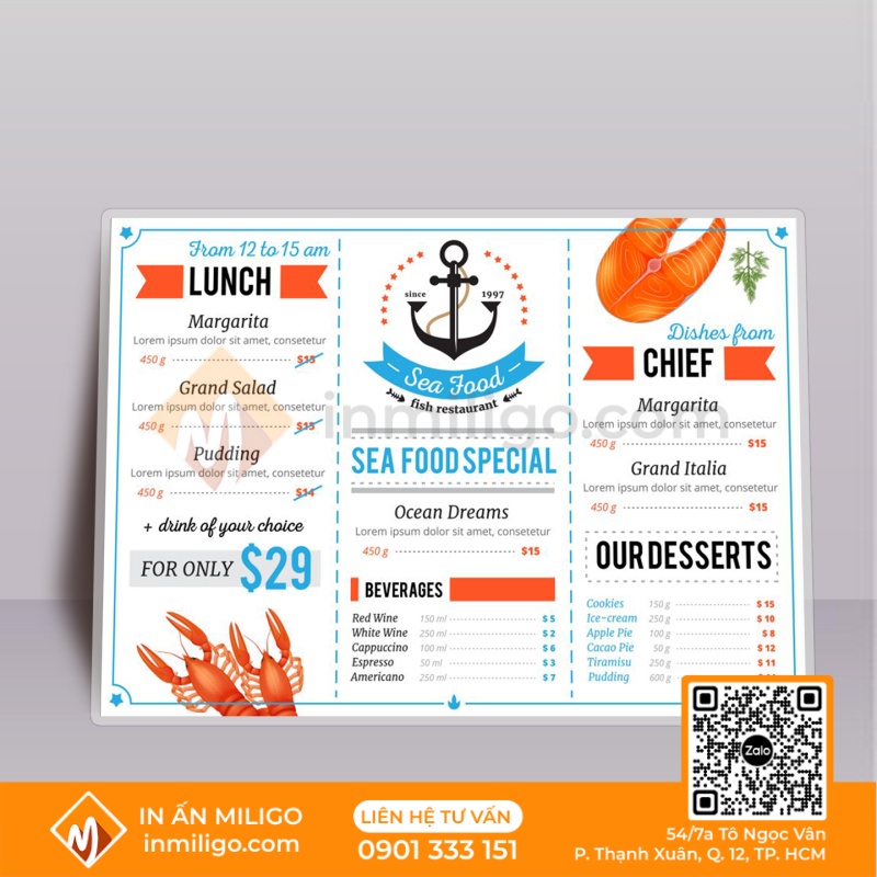 Menu ép plastic