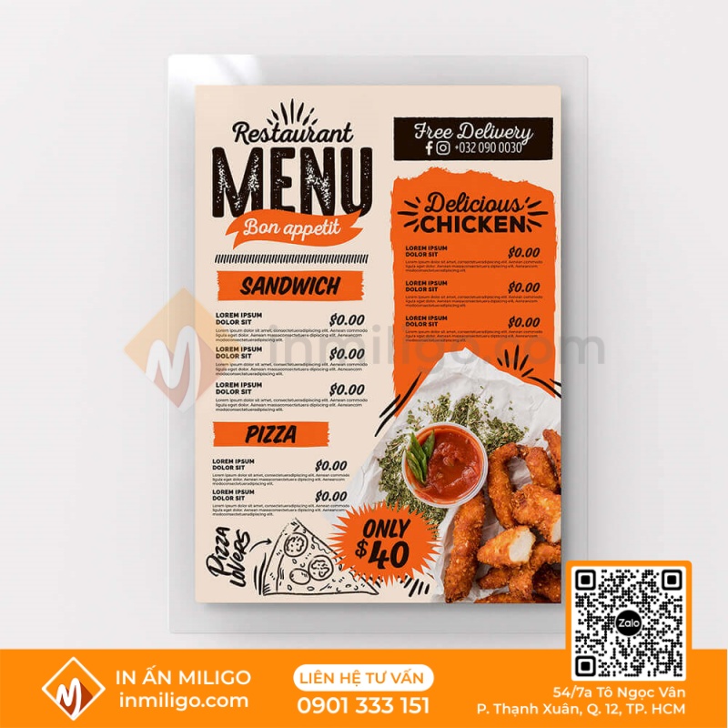 Menu ép plastic
