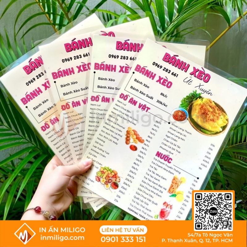 Menu ép plastic