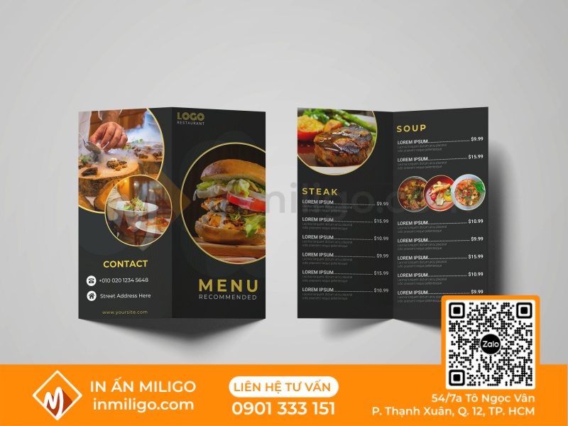 Menu gấp