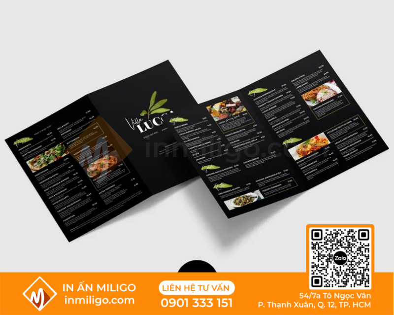Menu gấp