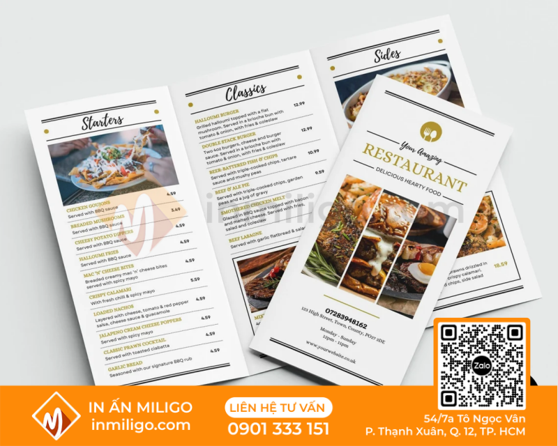 Menu gấp