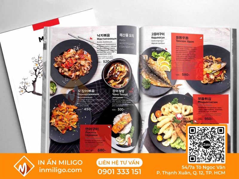 Menu hàn quốc