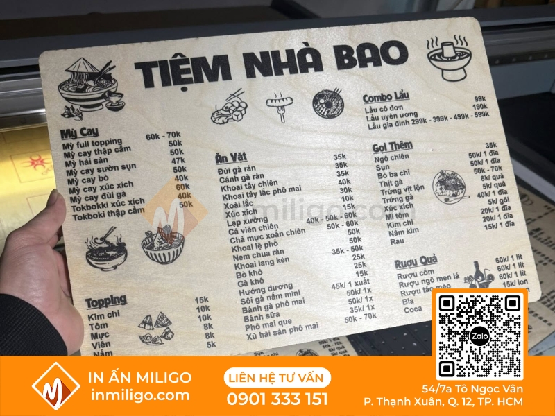 Menu hàn quốc