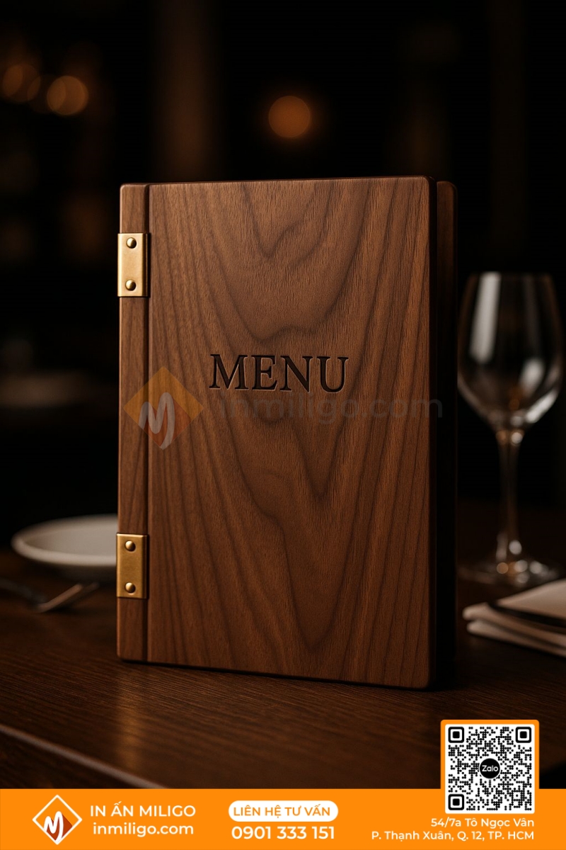 Kích thước menu