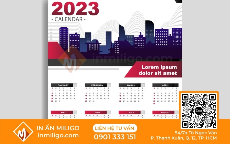 lịch quảng cáo