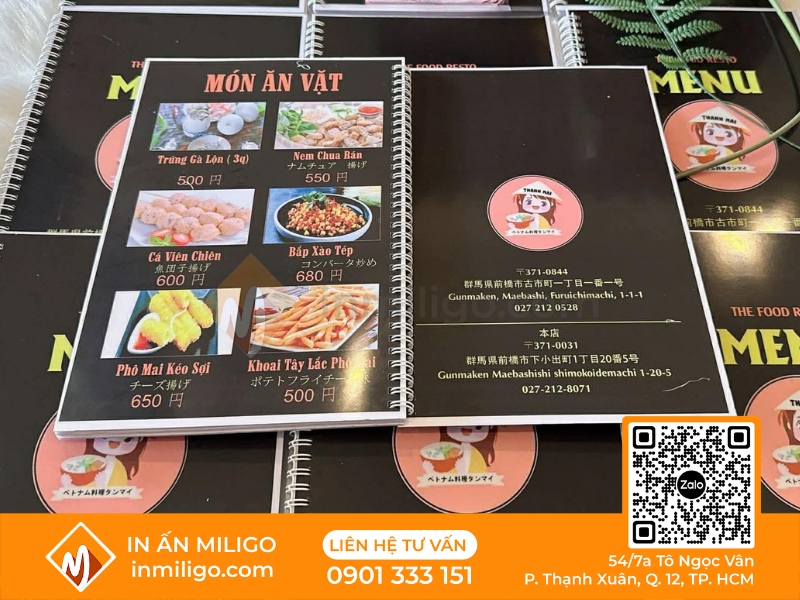 Menu lò xo