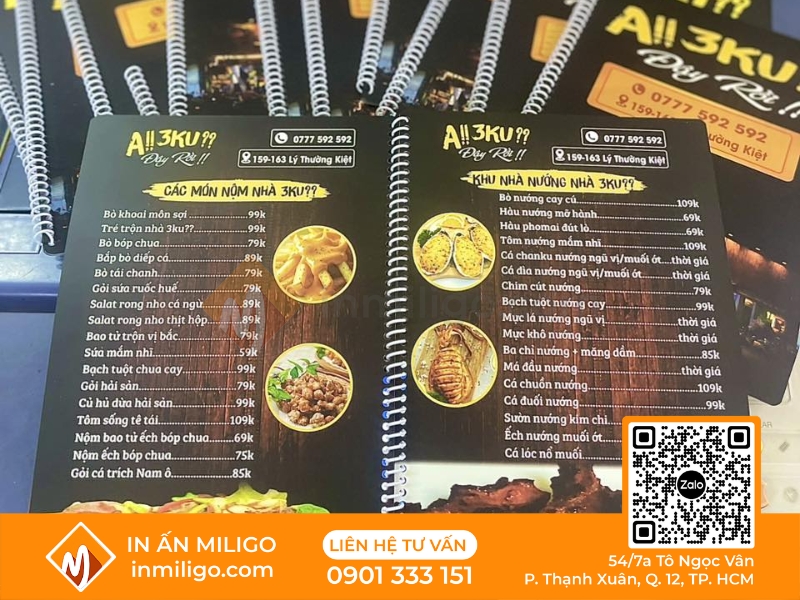 Menu lò xo